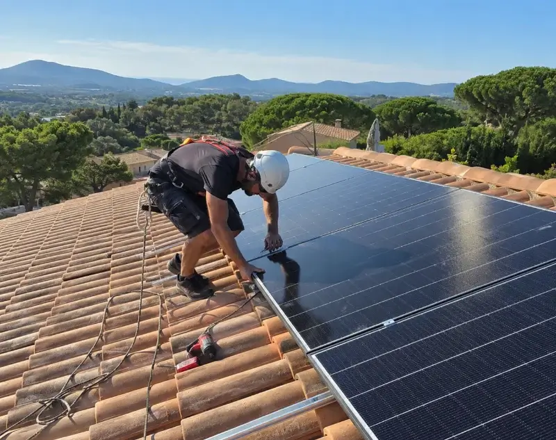 Installateur panneaux solaires Guéreins — pose photovoltaïque sur toiture