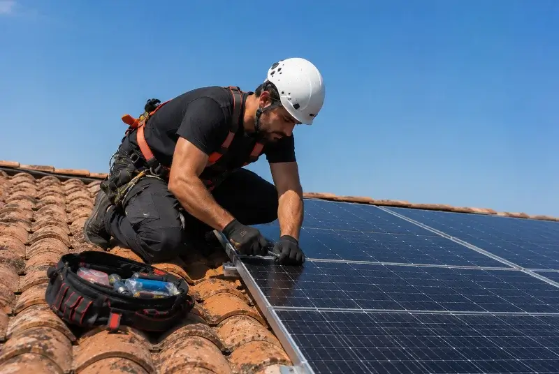 Maintenance et monitoring de panneaux solaires à Guéreins