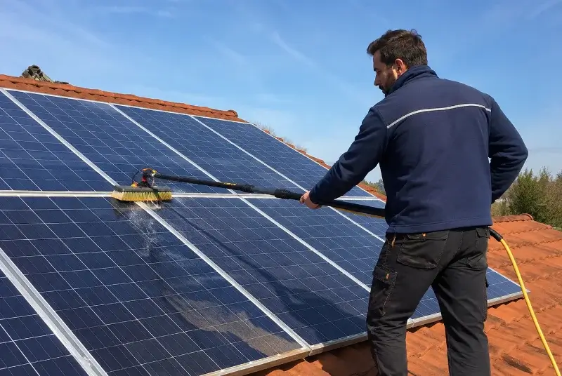 Nettoyage et entretien de panneaux solaires à Guéreins